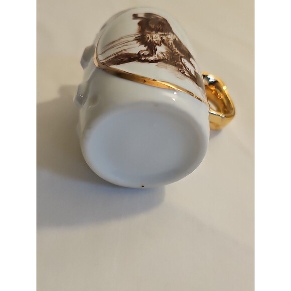 Vintage English Setter Porcelain Cigarette Table lighter Japan - Picture 7 of 7